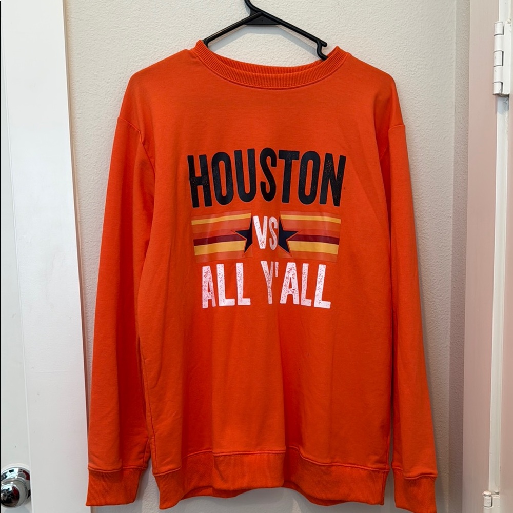Houston Astros Orange Sweater